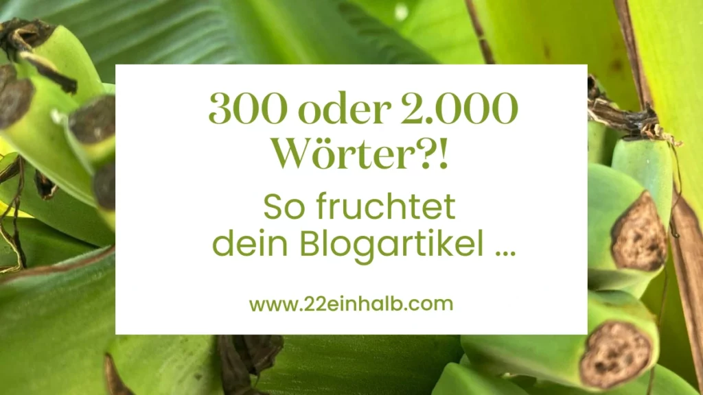 Wie lang sollte ein Blogartikel sein? Wir erzählen aus der Praxis.